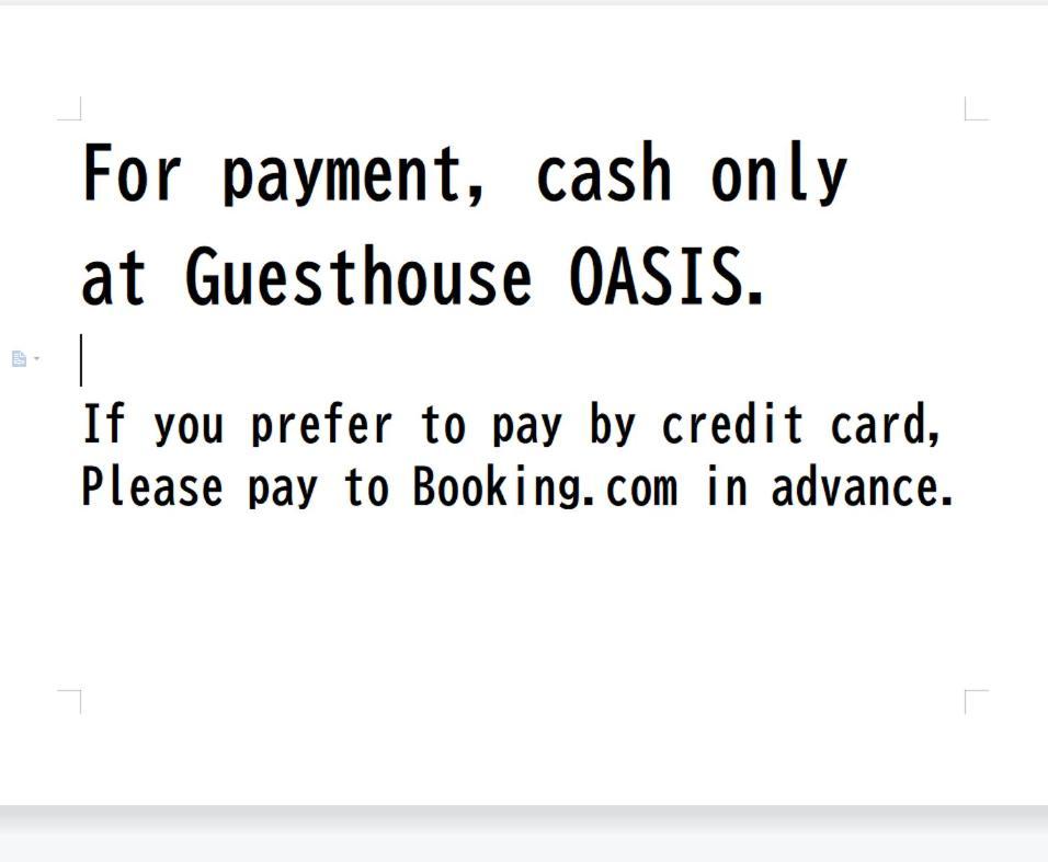 Guesthouse Oasis Осака Экстерьер фото